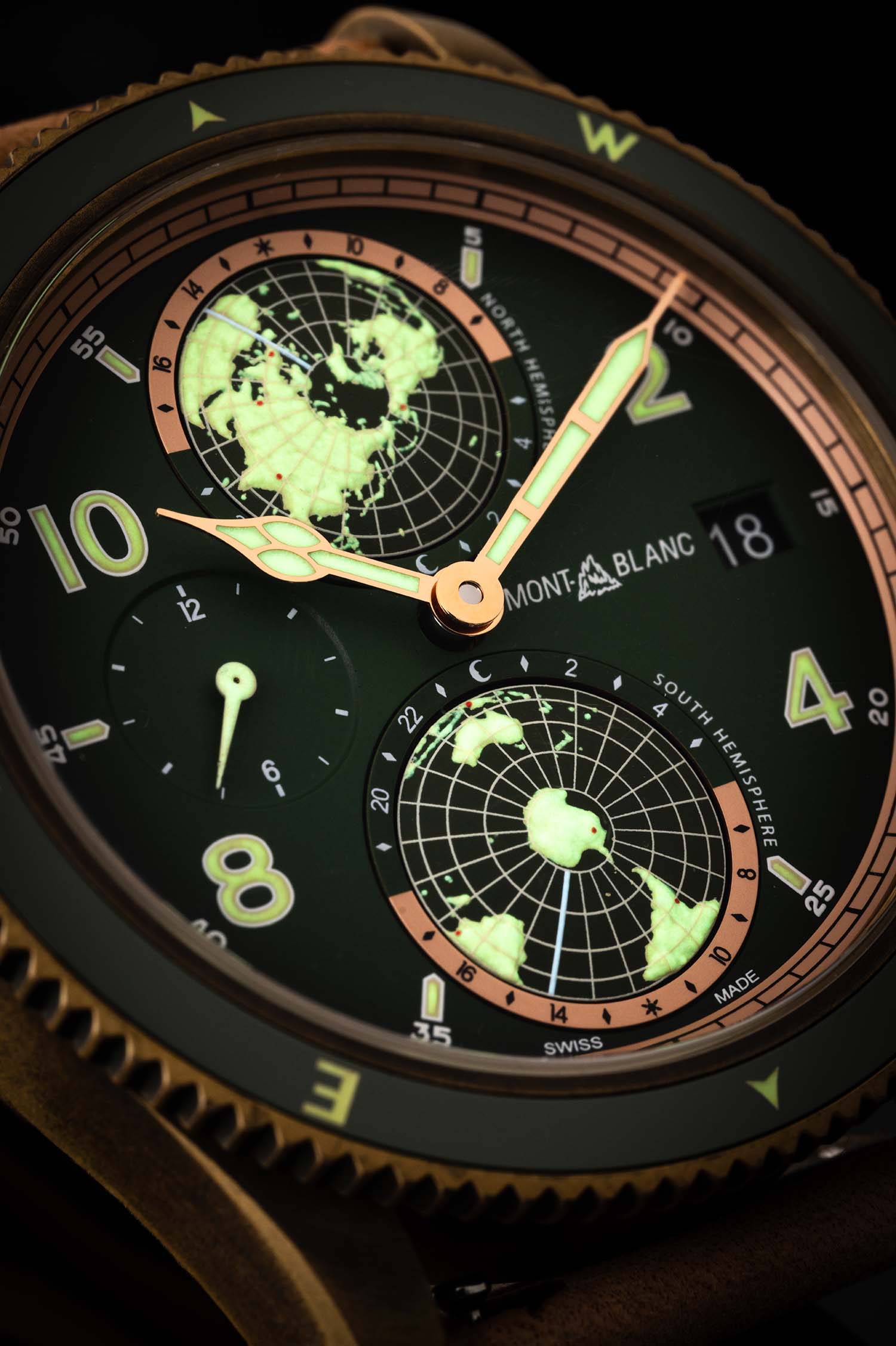 Montblanc 1958 Geosphere Limited Edition Bronze MB119909